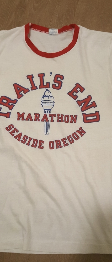 Vtg 70s Champion Ringer T shirt 50/50 M